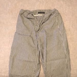 Brandy Melville elastic waistband striped pants